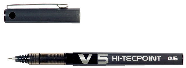 Een Rollerpen PILOT Hi-Tecpoint V5 fijn zwart koop je bij Hoekmankantoorartikelen.nl