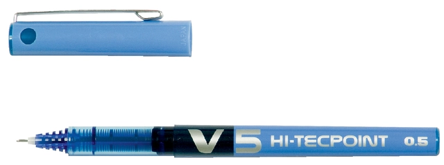 Een Rollerpen PILOT Hi-Tecpoint V5 fijn blauw koop je bij Hoekmankantoorartikelen.nl