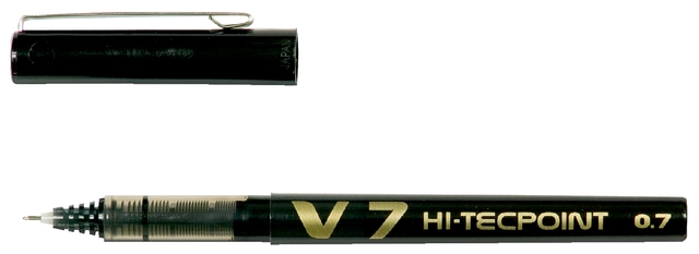 Een Rollerpen PILOT Hi-Tecpoint V7 medium zwart koop je bij Hoekmankantoorartikelen.nl