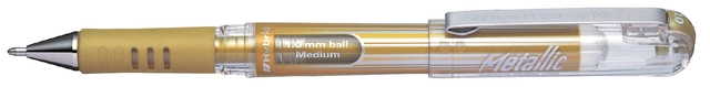 Een Gelschrijver Pentel K230M medium metallic goud koop je bij Hoekmankantoorartikelen.nl