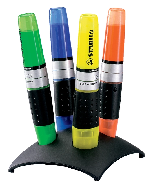 Een Markeerstift STABILO Luminator 71/04 assorti deskset à 4 stuks koop je bij Hoekmankantoorartikelen.nl