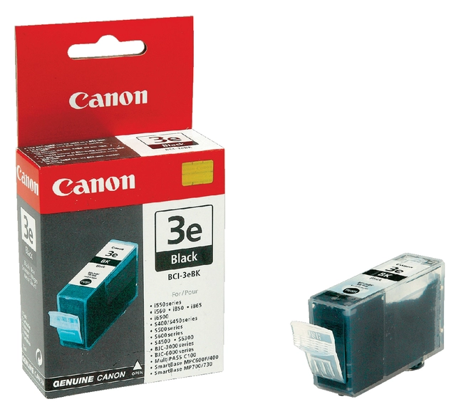 Een Inktcartridge Canon BCI-3E zwart koop je bij VHK Kantoorartikelen