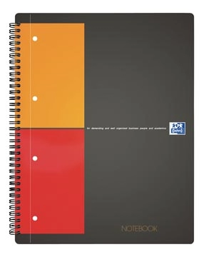 Een Oxford INTERNATIONAL Notebook, 160 bladzijden, ft A4+, geruit 5 mm koop je bij best4office