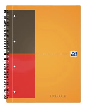 Een Oxford INTERNATIONAL filingbook, 200 bladzijden,ft A4+, geruit 5 mm koop je bij best4office