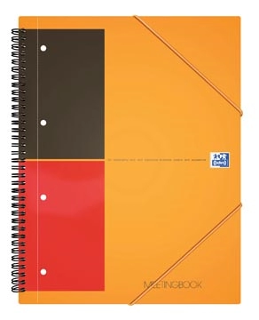 Een Oxford INTERNATIONAL Meetingbook, 160 bladzijden, ft A4+, geruit 5 mm koop je bij Muys Kantoor & Kado