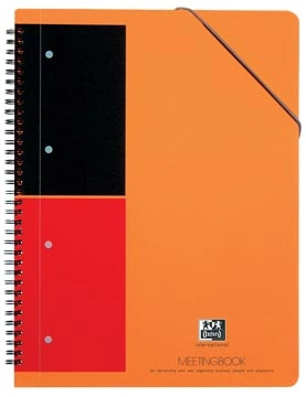 Een Oxford INTERNATIONAL Meetingbook, 160 bladzijden, ft A4+, gelijnd koop je bij best4office