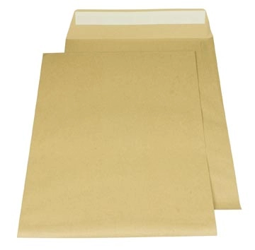 Een Gallery enveloppen ft 230 x 310 mm, stripsluiting, bruine kraft, doos van 250 stuks koop je bij best4office