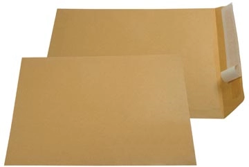 Een Gallery enveloppen ft 230 x 310 mm, stripsluiting, bruine kraft, doos van 250 stuks koop je bij best4office