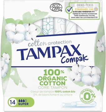 Een Tampax Cotton Super tampons, pak van 14 stuks koop je bij best4office