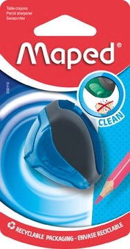 Een Maped potloodslijper Clean 1-gaats, op blister koop je bij Muys Kantoor & Kado