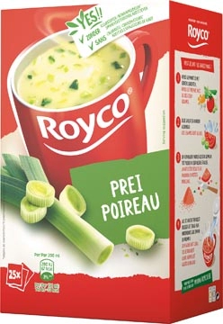 Een Royco Minute Soup classic prei, pak van 25 zakjes koop je bij Muys Kantoor & Kado