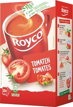 Een Royco Minute Soup classic tomaat, pak van 25 zakjes koop je bij Muys Kantoor & Kado