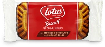 Een Lotus speculoos met chocolade, pak van 200 stuks koop je bij Muys Kantoor & Kado