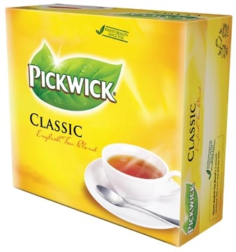 Een Pickwick thee, English Tea Blend, pak van 100 stuks, 2 g per zakje koop je bij Muys Kantoor & Kado