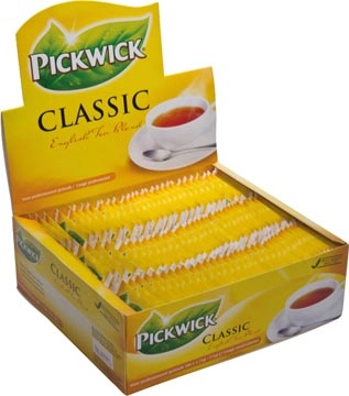 Een Pickwick thee, English Tea Blend, pak van 100 stuks, 2 g per zakje koop je bij Muys Kantoor & Kado