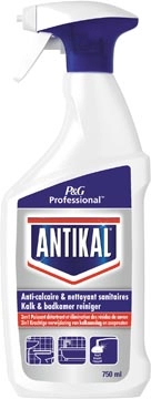 Een Antikal kalk en badkamerreiniger 2in1, spray van 750 ml koop je bij Muys Kantoor & Kado