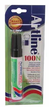 Een Permanent marker Artline 100N zwart (op blister) koop je bij Muys Kantoor & Kado