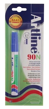 Een Permanent marker Artline 90N blauw, op blister koop je bij Muys Kantoor & Kado