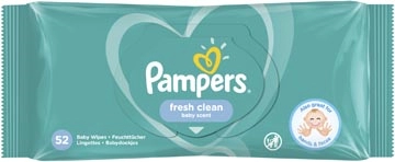 Een Pampers Fresh Clean vochtige doekjes, pak van 52 stuks koop je bij Muys Kantoor & Kado