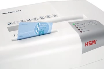 Een HSM shredstar X13 papiervernietiger, 4 x 37 mm koop je bij best4office