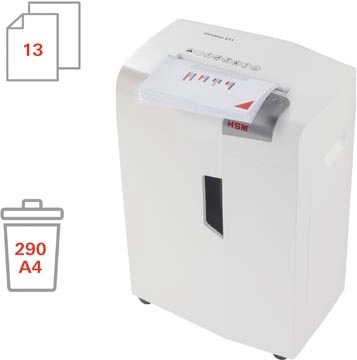 Een HSM shredstar X13 papiervernietiger, 4 x 37 mm koop je bij best4office