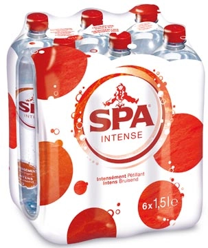 Een Spa Intense water, fles van 50 cl, pak van 24 stuks koop je bij Muys Kantoor & Kado