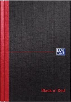 Een Oxford Black n' Red notitieboek, ft A5, gelijnd, 192 bladzijden koop je bij best4office