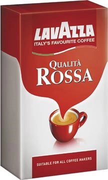 Een Lavazza gemalen koffie qualita rossa, 250 g koop je bij Muys Kantoor & Kado