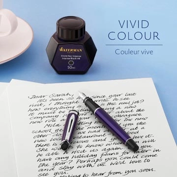 Een Waterman vulpeninkt 50 ml zwart koop je bij Muys Kantoor & Kado