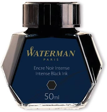 Een Waterman vulpeninkt 50 ml zwart koop je bij Muys Kantoor & Kado