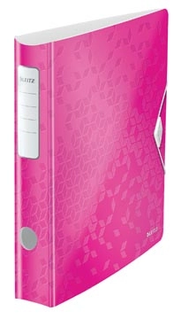 Een Leitz WOW ordner Active rug van 6,5 cm, roze koop je bij best4office