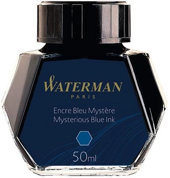 Een Waterman vulpeninkt 50 ml, blauw (Mysterious) koop je bij Muys Kantoor & Kado