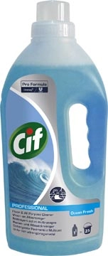 Een Cif allesreiniger oceaanfris, flacon van 1 liter koop je bij Muys Kantoor & Kado