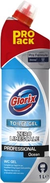 Een Glorix Pro Formula toiletreiniger Ocean Fresh, fles van 1 l koop je bij Muys Kantoor & Kado