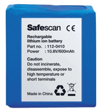 Een Safescan oplaadbare batterij LB-105, voor valsgelddetector 155-165 koop je bij Muys Kantoor & Kado