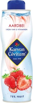 Een Karvan Cévitam siroop, fles van 60 cl, aardbei koop je bij Muys Kantoor & Kado