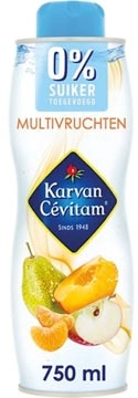 Een Karvan Cévitam siroop, fles van 60 cl, 0% suiker, multivruchten koop je bij Muys Kantoor & Kado