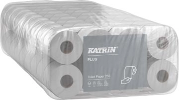 Een Katrin Plus toiletpapier Soft, 3-laags, 250 vel per rol, pak van 8 rollen koop je bij best4office