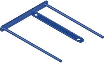 Een Bankers Box archiefbinder D-Clip blauw, doos van 100 stuks koop je bij best4office