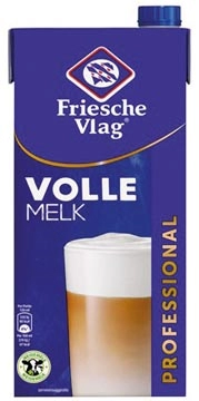 Een Friesche Vlag Langlekker melk, pak van 1 liter, volle melk koop je bij Muys Kantoor & Kado