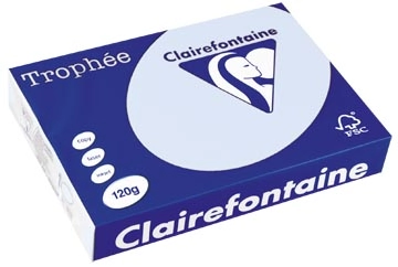 Een Clairefontaine Trophée Pastel, gekleurd papier, A4, 120 g, 250 vel, azuurblauw koop je bij best4office