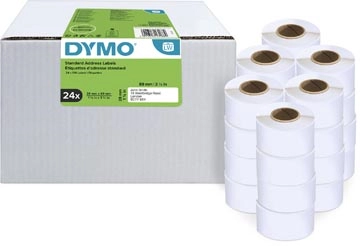 Een Dymo Value Pack: etiketten LabelWriter ft 89 x 28 mm, wit, doos van 24 x 130 etiketten koop je bij best4office