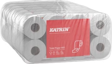 Een Katrin toiletpapier, 2-laags, 400 vel per rol, pak van 8 rollen koop je bij Muys Kantoor & Kado