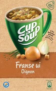 Een Cup-a-Soup Franse ui, pak van 21 zakjes koop je bij Muys Kantoor & Kado