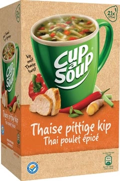 Een Cup-a-Soup thai spicy chicken, pak van 21 zakjes koop je bij Muys Kantoor & Kado