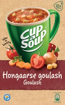 Een Cup-a-Soup Hongaarse goulash, pak van 21 zakjes koop je bij Muys Kantoor & Kado