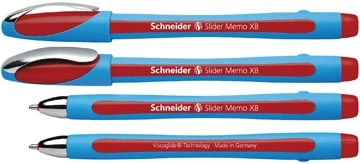 Een Schneider Balpen Slider Memo XB rood koop je bij Muys Kantoor & Kado