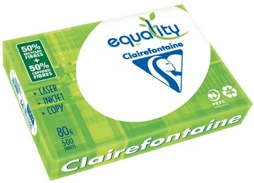 Een Clairefontaine Equality printpapier ft A4, 80 g, pak van 500 vel koop je bij best4office