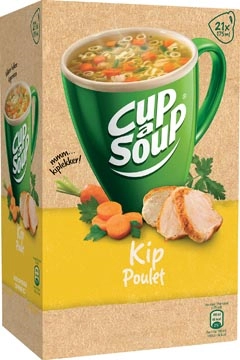 Een Cup-a-Soup kip, pak van 21 zakjes koop je bij Muys Kantoor & Kado