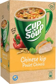 Een Cup-a-Soup Chinese kip, pak van 21 zakjes koop je bij Muys Kantoor & Kado